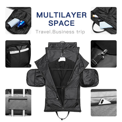 The Gentleman™ - Multifunction Men Travel Bag - BLACK 